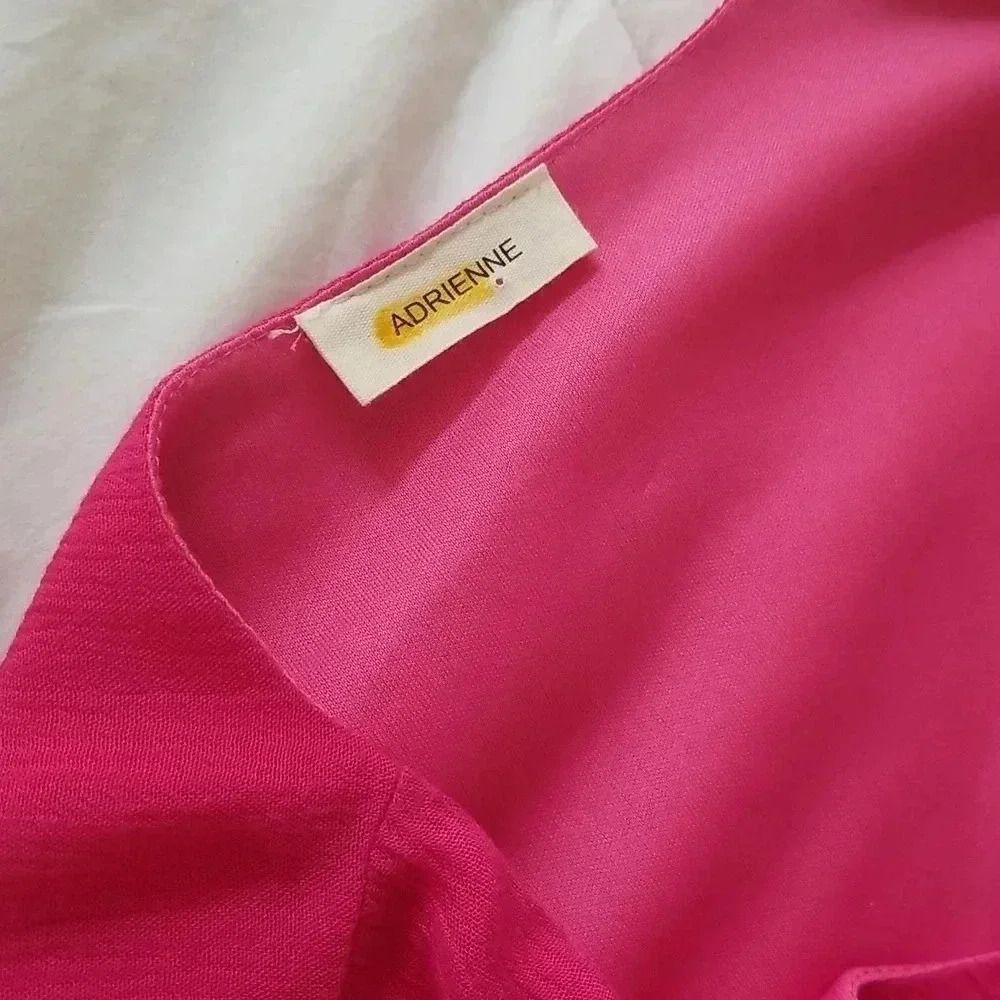 ADRIENNE | Pink peephole Dress - Picture 5 of 5